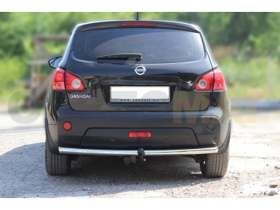 Защита заднего бампера 60 мм для Nissan Qashqai 2007-2010