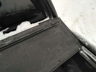 Защита кузова пикапа 76 мм для Doublecab long чёрная для Toyota Tundra 2006-2013