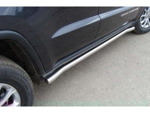 Пороги труба 60 мм для Jeep Grand Cherokee № GRCHER13-07