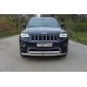 Защита передняя двойная 76-75 мм ТСС для Jeep Grand Cherokee 2013-2021