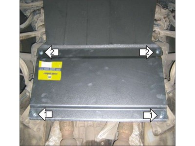 Защита КПП Мотодор сталь 2 мм для Audi A6/A6 Allroad 1997-2006
