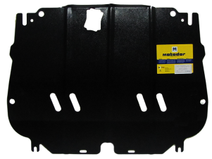Защита картера и КПП Мотодор сталь 2 мм для Nissan Qashqai/Qashqai +2 № 01434