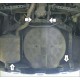 Защита заднего бампера Мотодор сталь 2 мм для Nissan X-Trail T31 2007-2015 01440