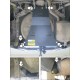 Защита заднего бампера Мотодор сталь 2 мм для Nissan X-Trail T31 2007-2015 01440