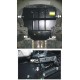 Защита картера и КПП Мотодор сталь 2 мм для Volkswagen Passat B6/B7/СС/Touran/Caddy/Skoda Octavia II/Superb 2003-2021