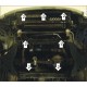 Защита картера и дифференциала Мотодор сталь 3 мм для Mitsubishi L200 2006-2015