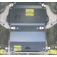 Защита картера и КПП Мотодор сталь 3 мм для Mitsubishi Pajero Sport 2008-2013