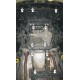 Защита картера, КПП и дифференциала Мотодор сталь 3 мм для Jeep Grand Cherokee 2010-2013