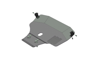 Защита картера двигателя Мотодор алюминий 5 мм для Subaru Outback № 32225