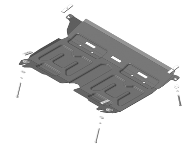 Защита картера и КПП Мотодор сталь 2 мм для Toyota Venza/Camry/Lexus ES250 2011-2018 72502