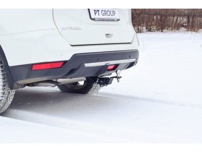 Фаркоп для Nissan X-Trail T32 2014-2022 съемное крепление шара под американский квадрат