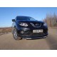 Защита переднего бампера короткая с ДХО 60 мм ТСС для Nissan X-Trail 2015-2018