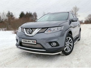 Защита переднего бампера 42 мм для Nissan X-Trail № NISXTR15-02