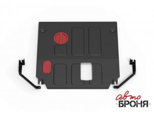Защита картера + комплект крепежа, АвтоБРОНЯ, Сталь для BAIC U5 Plus (2023-н.в.) №111.03501.1