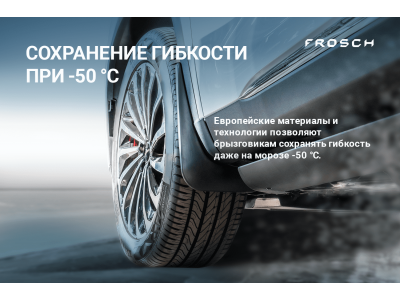 Брызговики передние подходят для CHANGAN CS35PLUS I 2018 - 2 шт.(optimum) в пакете / Чанган СиЭс 35 плюс