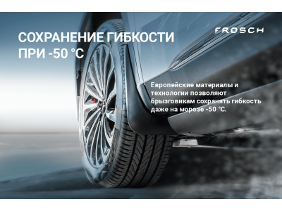 Брызговики задние подходят для CHANGAN CS35PLUS I 2018 - н.в. 2 шт.(optimum) в пакете / Чанган СиЭс 35 плюс