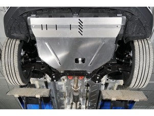 Защита картера и КПП (алюминий) 4 мм для Changan CS35 Plus 2WD 1.5T I Рестайлинг 2021 – н.в. ZKTCC00569