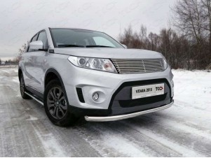 Защита переднего бампера 60 мм для Suzuki Vitara № SUZVIT15-02