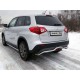 Защита заднего бампера короткая 42 мм ТСС для Suzuki Vitara 2015-2021