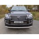Защита переднего бампера 76 мм ТСС для Lexus LX-570 Sport 2014-2021