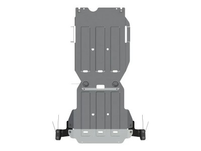 Защита КПП (4 мм, алюминий) для Isuzu D-MAX 2012-н.в. (V - 2.5TD,2.5TD, 3.0TD)