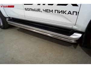 Защита порогов 42,4 мм для Isuzu D-Max 2019 – н.в. ISDMAX19-23