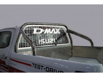 Защита кузова и заднего стекла 75х42 мм ТСС для FIsuzu D-Max 2019 – н.в.