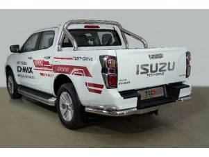 Защита задняя (уголки двойные) 76,1/42,4 мм для Isuzu D-Max 2019 – н.в. ISDMAX19-46
