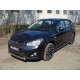 Защита штатных порогов 42 мм ТСС для Subaru XV 2011-2017