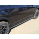 Защита штатных порогов 42 мм ТСС для Subaru XV 2011-2017