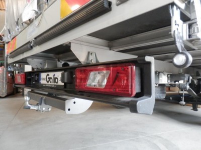 Фаркоп оцинкованный для Ford Transit шасси 2014- условно-съемное крепление шара