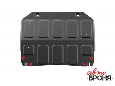 Защита картера (сталь) + комплект крепежа для GAC GS3 2024-н.в. (V - 1.5, робот, передний привод, рынок РФ)