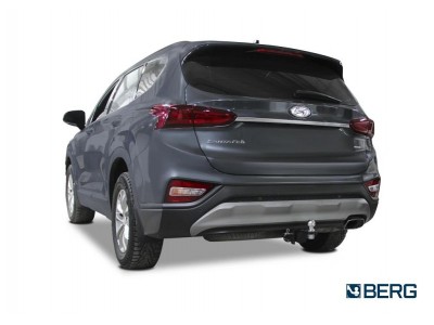 Фаркоп для Hyundai Santa Fe 2012-2020 съемное крепление шара под американский квадрат