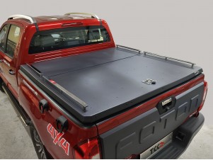 Рейлинги на крышку кузова (комплект Premium) 4шт для Foton Tunland G7 2.0 Diesel АКПП 4WD 2024-н.в. №FOTTUNG724-09