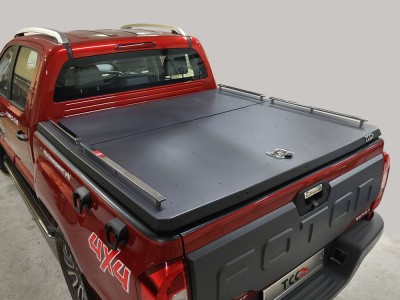 Рейлинги на крышку кузова (комплект Premium) 4шт для Foton Tunland G7 2.0 Diesel АКПП 4WD 2024-н.в.