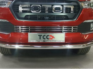 Решетка радиатора 12 мм для Foton Tunland G7 2.0 Diesel АКПП 4WD 2024-н.в. №FOTTUNG724-21