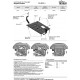 Защита картера + комплект крепежа, АвтоБРОНЯ, Сталь, FAW Bestune T77,  V-1.5, робот, 2021-н.в., бензин