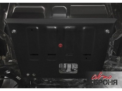 Защита картера + комплект крепежа, АвтоБРОНЯ, Сталь, FAW Bestune T77,  V-1.5, робот, 2021-н.в., бензин