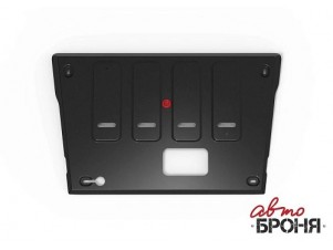 Защита картера + комплект крепежа, АвтоБРОНЯ, Сталь, FAW Bestune T77,  V-1.5, робот, 2021-н.в., бензин №111.08011.1