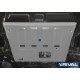 Защита картера + комплект крепежа, Rival, Алюминий для FAW Bestune T77,  V-1.5, робот, 2021-н.в., бензин 