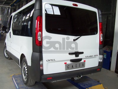 Фаркоп оцинкованный для Nissan Primastar 2002-2014, Opel Vivaro 2002-2014, Renault Trafic 2002-2014 быстросъемное крепление шара