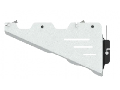 Защита РК (4 мм, алюминий) для Tank 300 2023-н.в. (V = 2.0 AT 4WD), Tank 500 2023-н.в. (V = 3.0 AT 4WD)