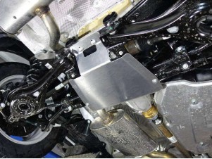 Защита заднего редуктора ТСС алюминий для Ford Kuga № ZKTCC00218