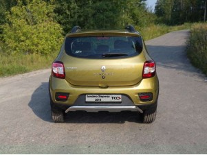 Защита заднего бампера 42 мм для Renault Sandero Stepway № RENSANST15-12