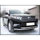 Пороги с листом d-43 для Toyota Highlander 2010-2013