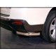 Защита заднего бампера "уголки" одинарные d-60 для Toyota Highlander 2010-2013
