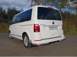Защита задняя уголки 60 мм для Volkswagen Multivan T6 № VWMULT15-15