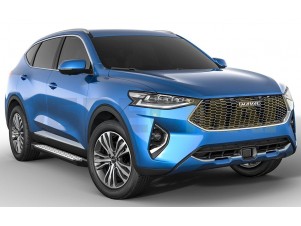 Пороги алюминиевые Rival BMW-Style для Haval F7/F7x № D180AL.9403.1