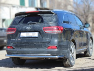 Защита заднего бампера 60 мм для Kia Sorento Prime № KSTP15_3.3