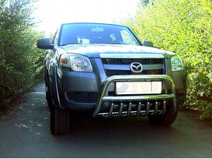 Кенгурятник передний с защитой 60 мм для Mazda BT-50 № MBT 1